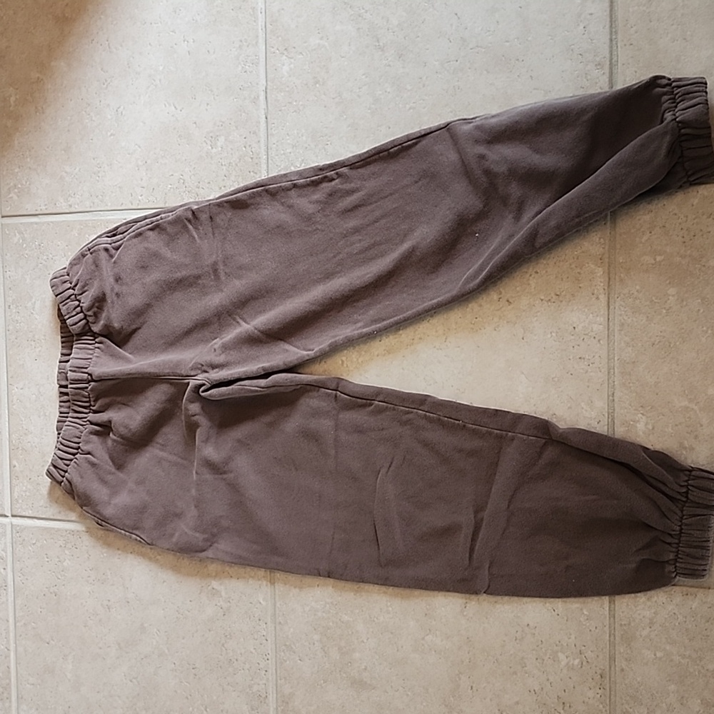 John Galt Brandy Melville Tan Rosa Sweatpants One-Size